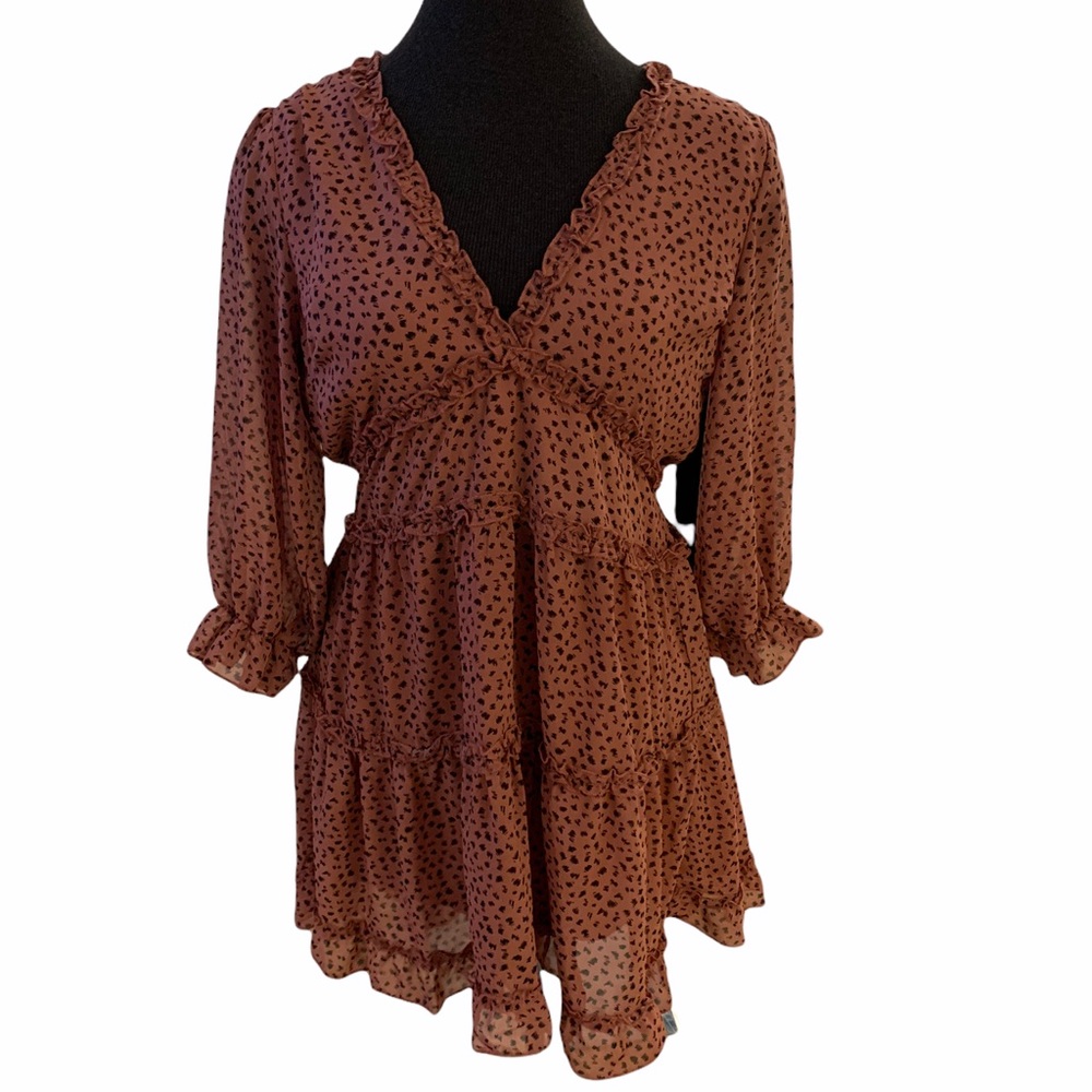 BaeVely leopard print dress size medium